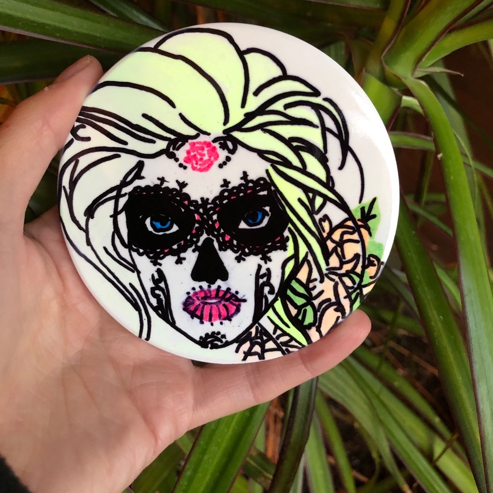 Custom made ceramic coaster